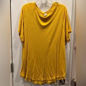 Old Navy Yellow Gold Tee Shirt Top Sz XXL 2x